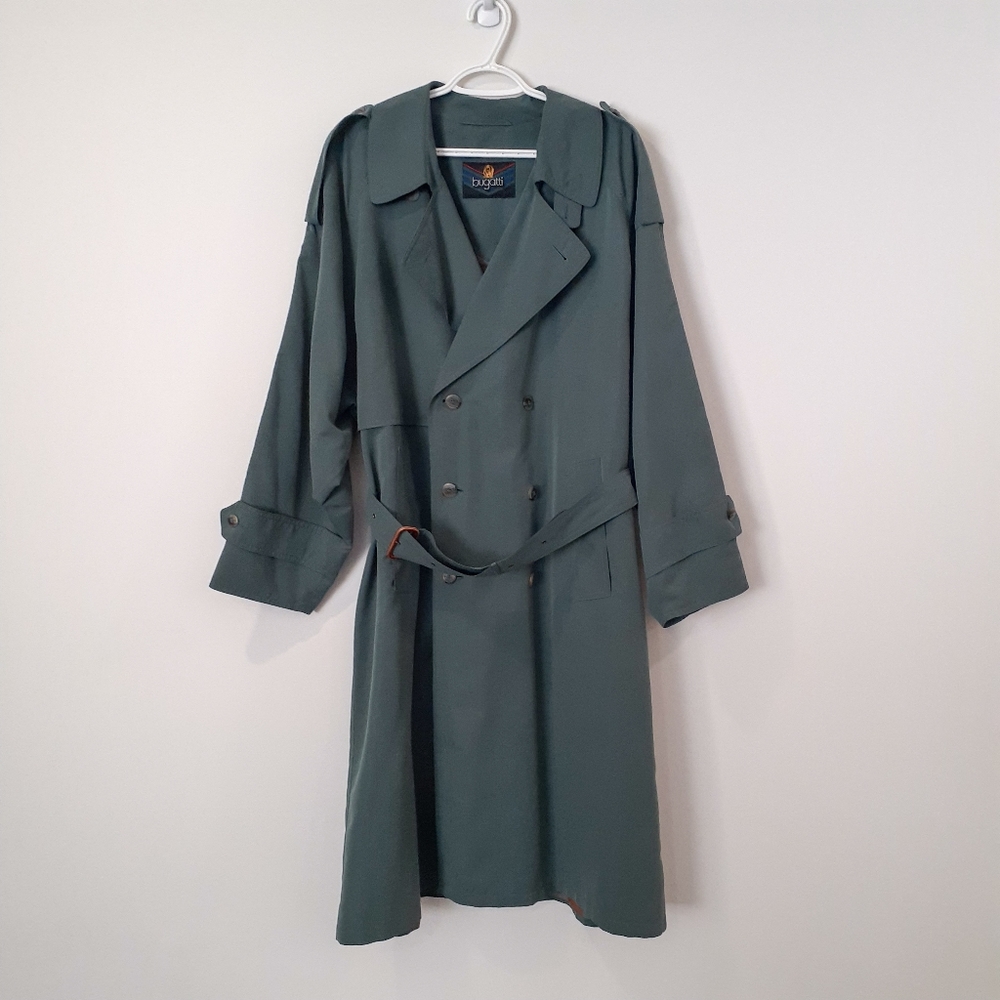Vintage/Retro 80's Bugatti Businesscore Oversized Streetwear Trench